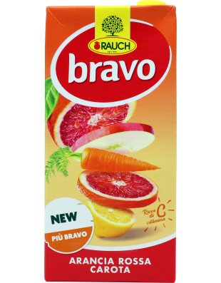 Bravo succo arancia rossa e carota lt.2