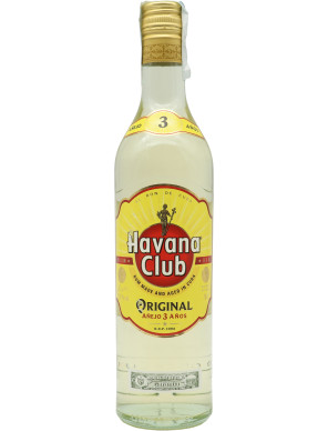 Havana club rum 3y original cl.70  37.5