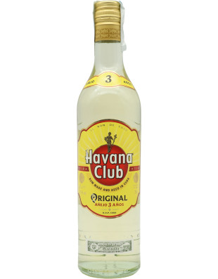 Havana club rum 3y original cl.70  37.5