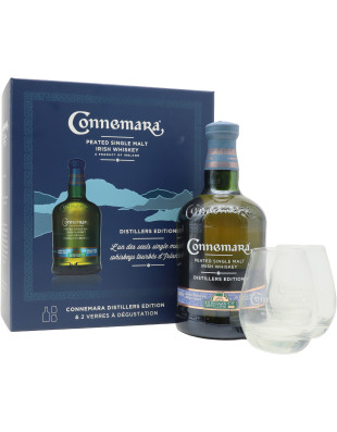 Connemara box whiskey cl70+2 bicch
