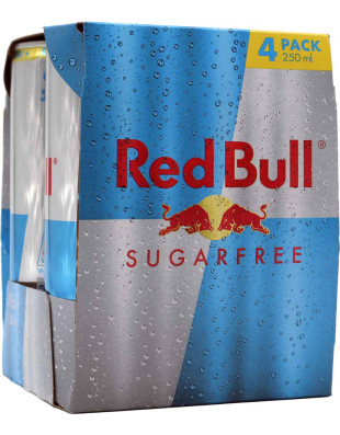 Red bull lattina cl.25  pack x 4 s/zucch