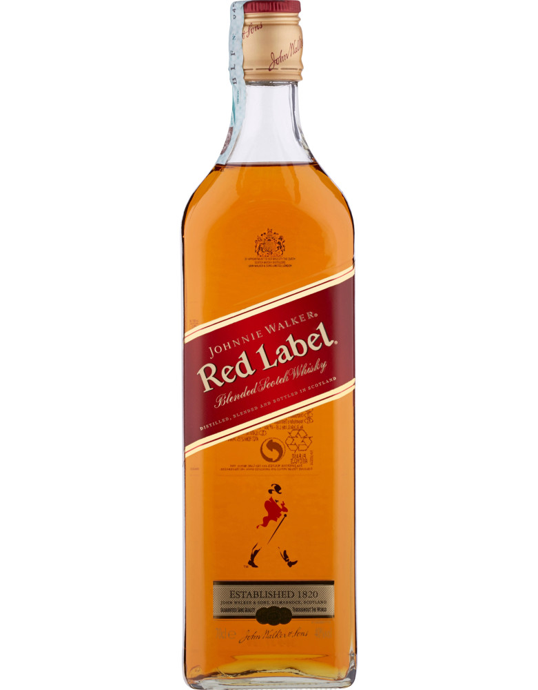 Johnnie walker red whisky cl.70  40ø