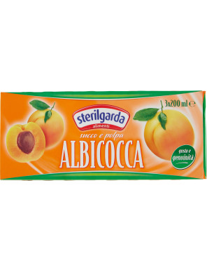 Sterilgarda succo albicocca cl.20 x3