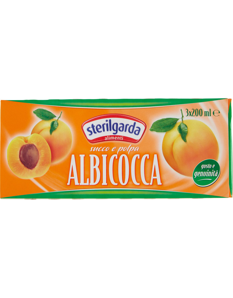 Sterilgarda succo albicocca cl.20 x3
