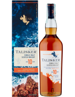 Talisker whisky 10y astuc. cl.70 45.8ø