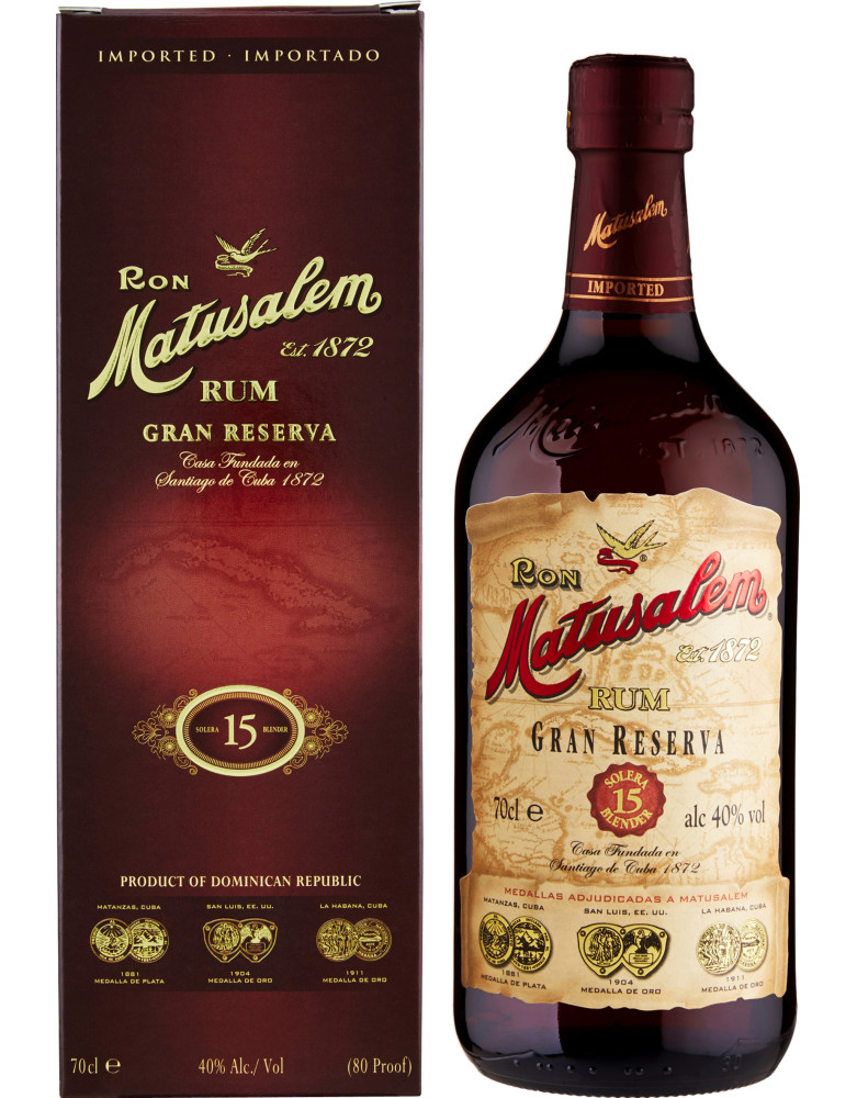 Matusalem rum 15y cl.70