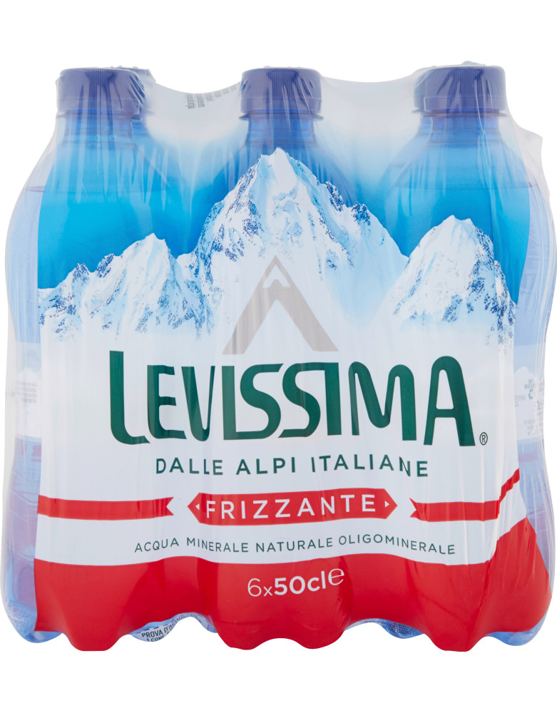 Levissima acqua gas ml.500 cluster x6