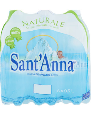 S.anna acqua nat. ml.500 cluster x6