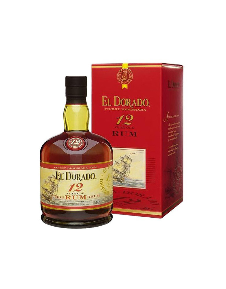 El dorado demerara rum 12y cl.70 ast imp