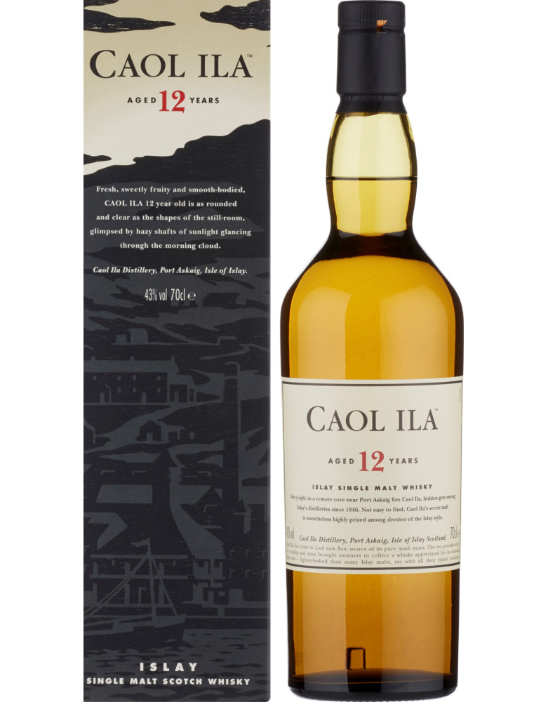 Caol ila whisky 12y ast. cl.70