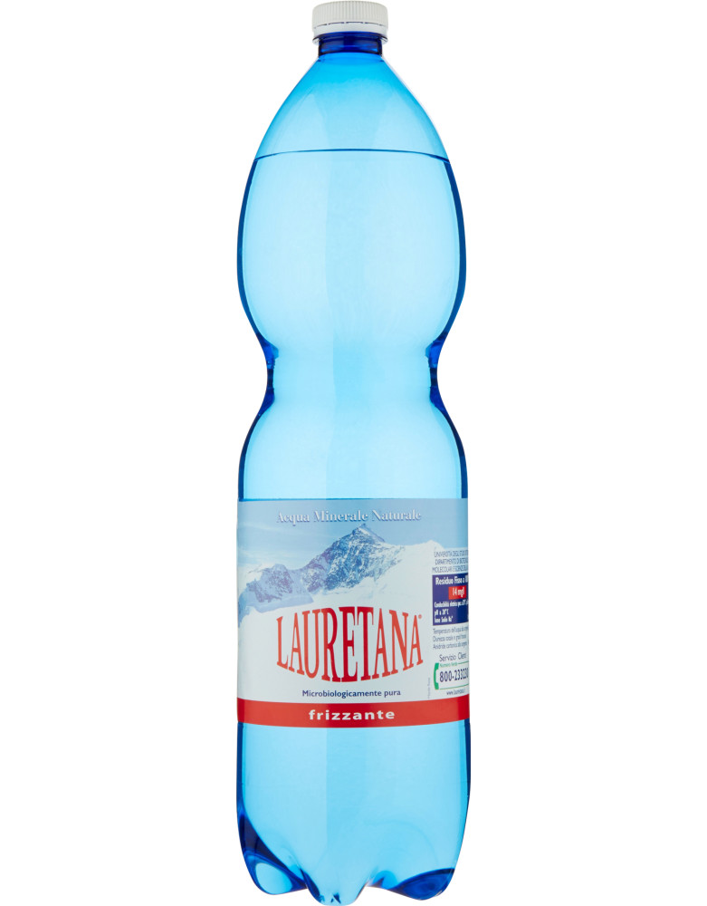Lauretana acqua gas lt.1,5