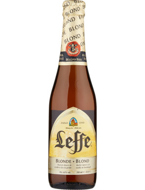 Leffe blonde birra cl.33 plato 15,6 6,6ø