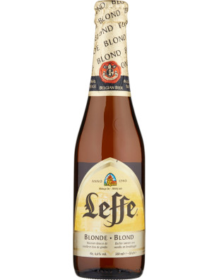 Leffe blonde birra cl.33 plato 15,6 6,6ø