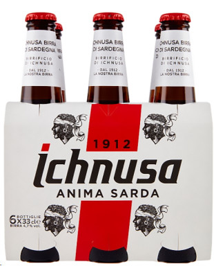 Ichnusa sarda birra cluster cl.33 x6