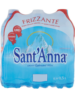 S.anna acqua gas ml.500 cluster x6