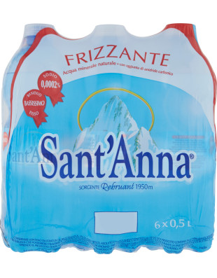 S.anna acqua gas ml.500 cluster x6