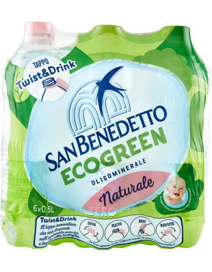 S.benedetto acqua nat.ml.500 clusterx6