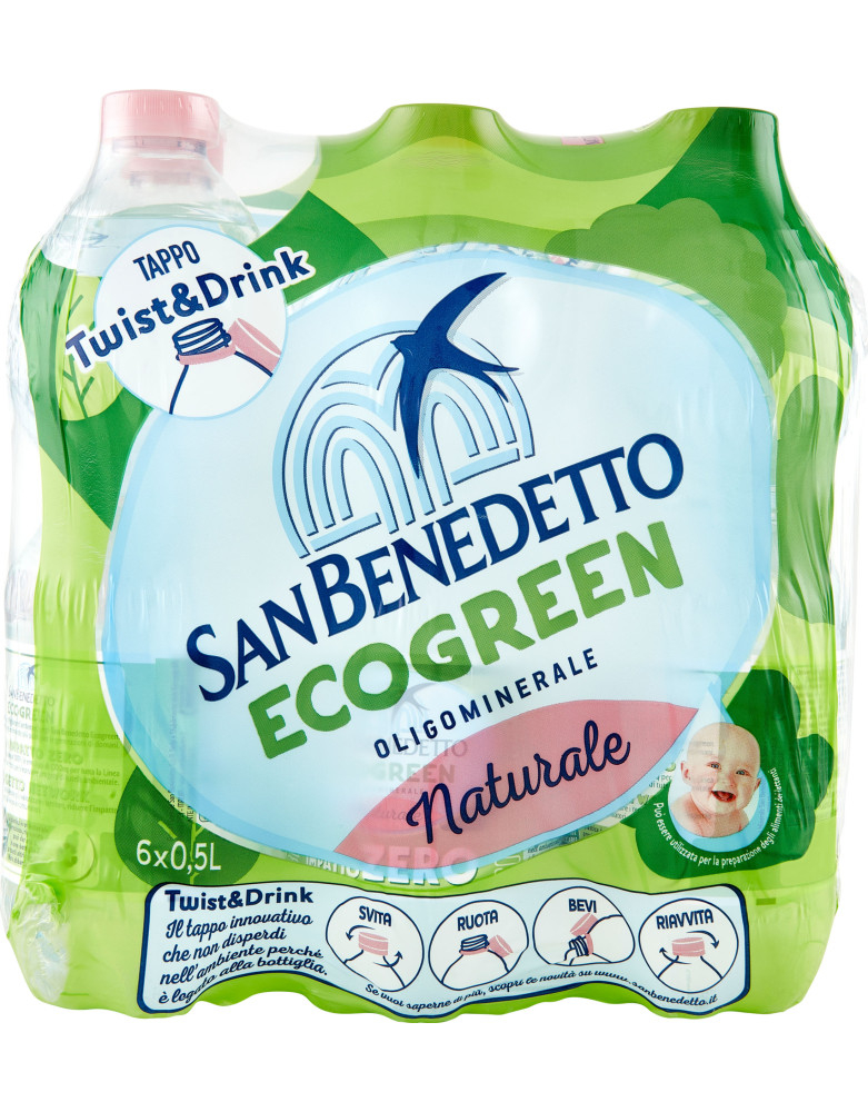 S.benedetto acqua nat.ml.500 clusterx6
