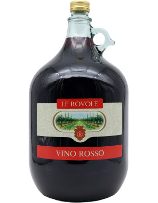 Natale verga vino rosso lt.5   10ø