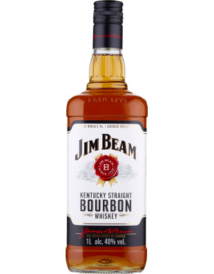 Jim beam white  whisky lt.1 40ø