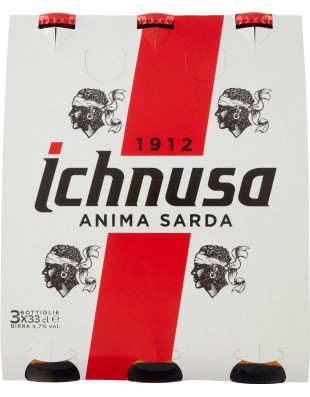 Ichnusa birra sarda clust.cl.33x3   4,7ø