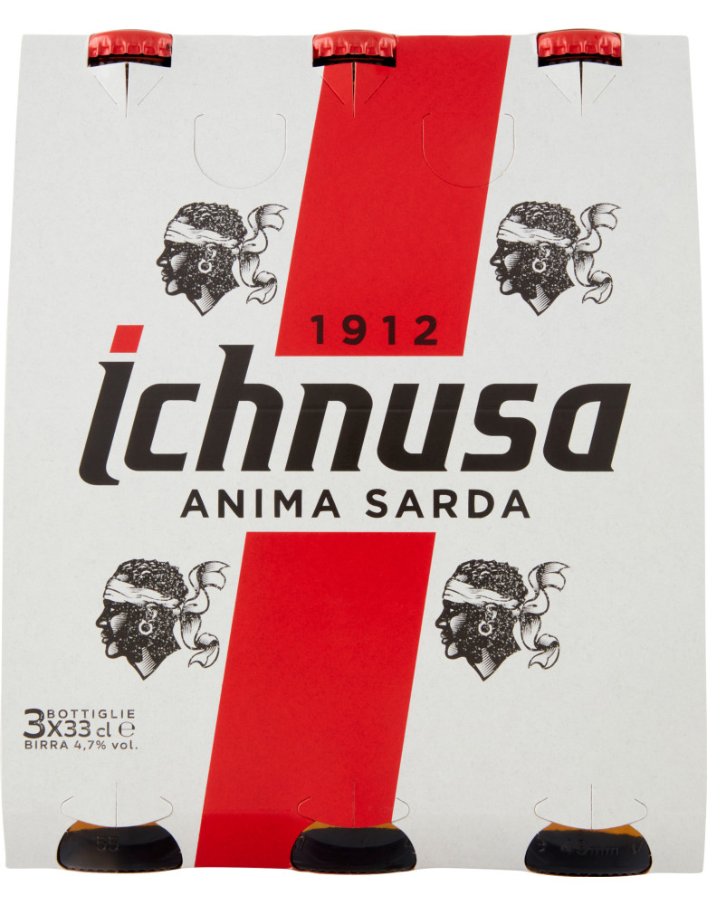 Ichnusa birra sarda clust.cl.33x3   4,7ø