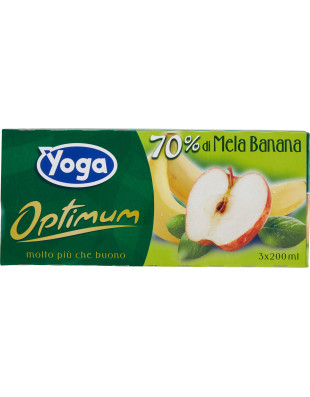Yoga opti. succo mela/banana cl.20x3 60%