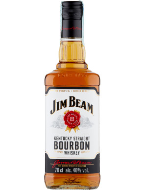 Jim beam bourbon whisky white cl.70 40ø