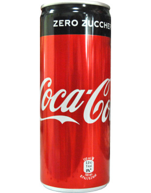 Cocacola eurocan zero lattina cl.25