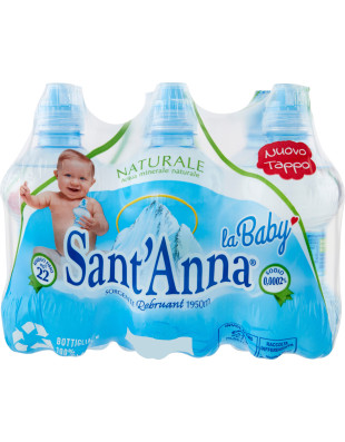 S.anna acqua baby nat. cl.25 cluster x6
