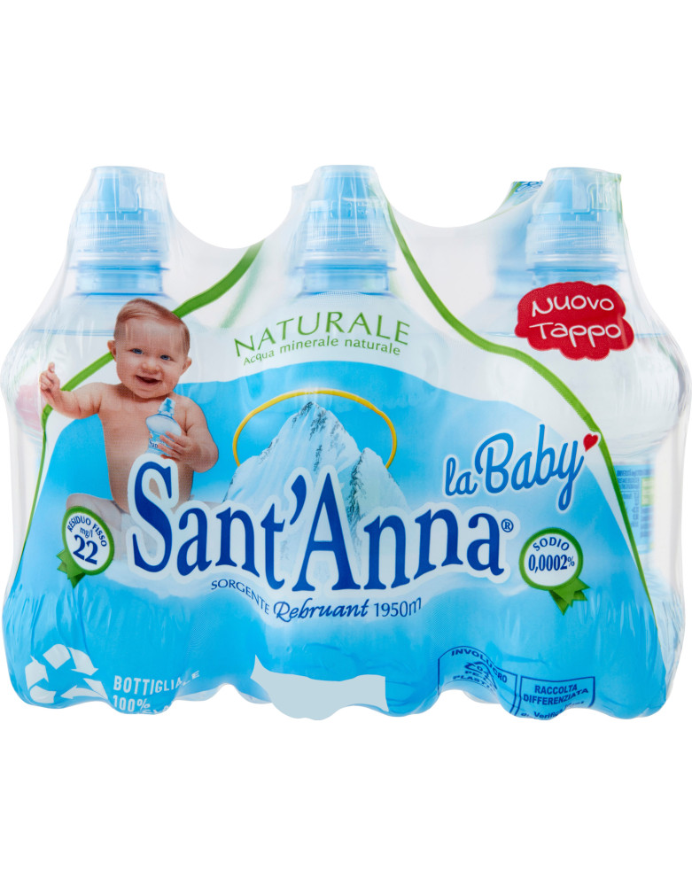 S.anna acqua baby nat. cl.25 cluster x6