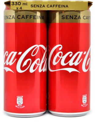 Cocacola s/caffeina latt. sleek cl.33 x4
