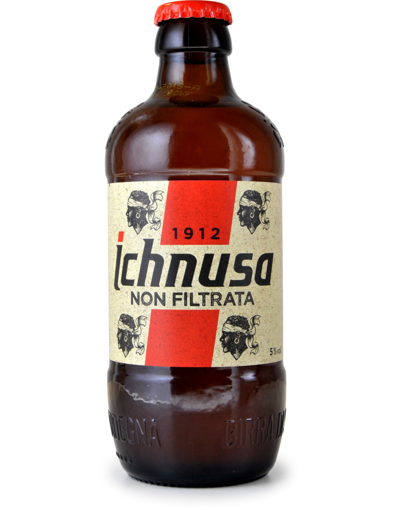 Ichnusa birra sarda non filtrata cl33 5ø