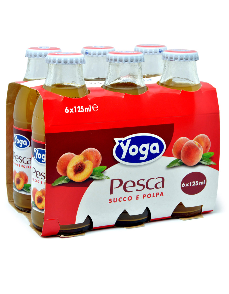 Yoga succo cluster pesca ml.125x6 vap