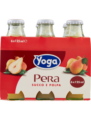 Yoga succo cluster pera ml.125x6 vap