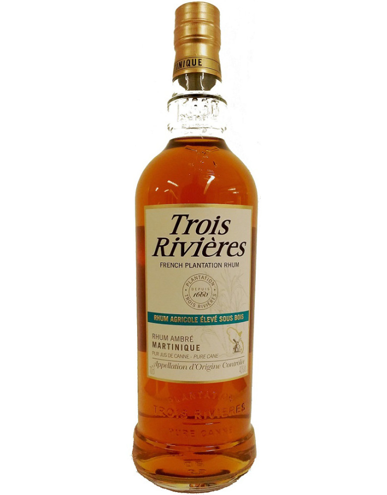 Trois rivieres ambre' rum agric.cl.70 40 Trois rivieres ambre' rum agric.cl.70 40