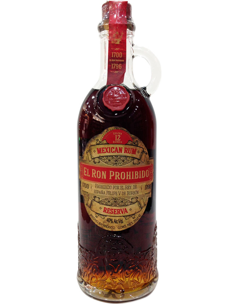 El ron prohibido rum reserva 12 b cl.70