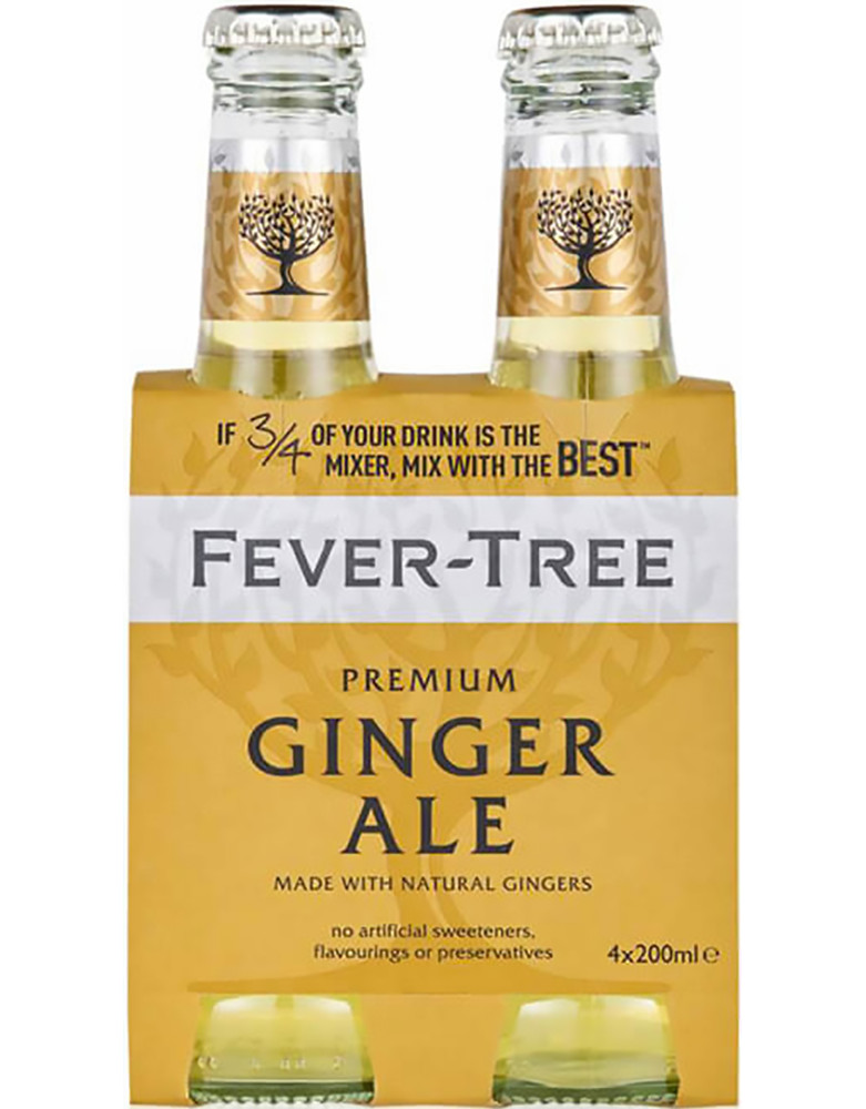 Fever tree ginger ale cl.20 clusterx4