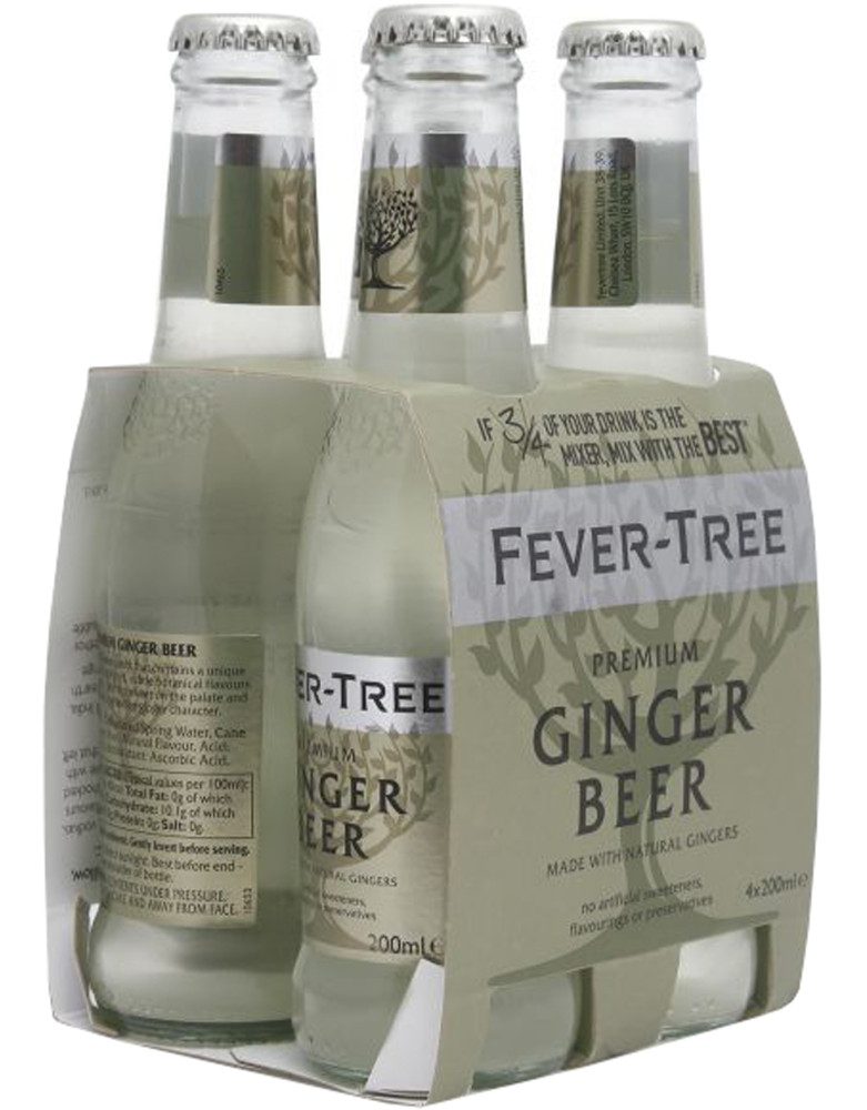 Fever tree ginger beer cl.20 clusterx4