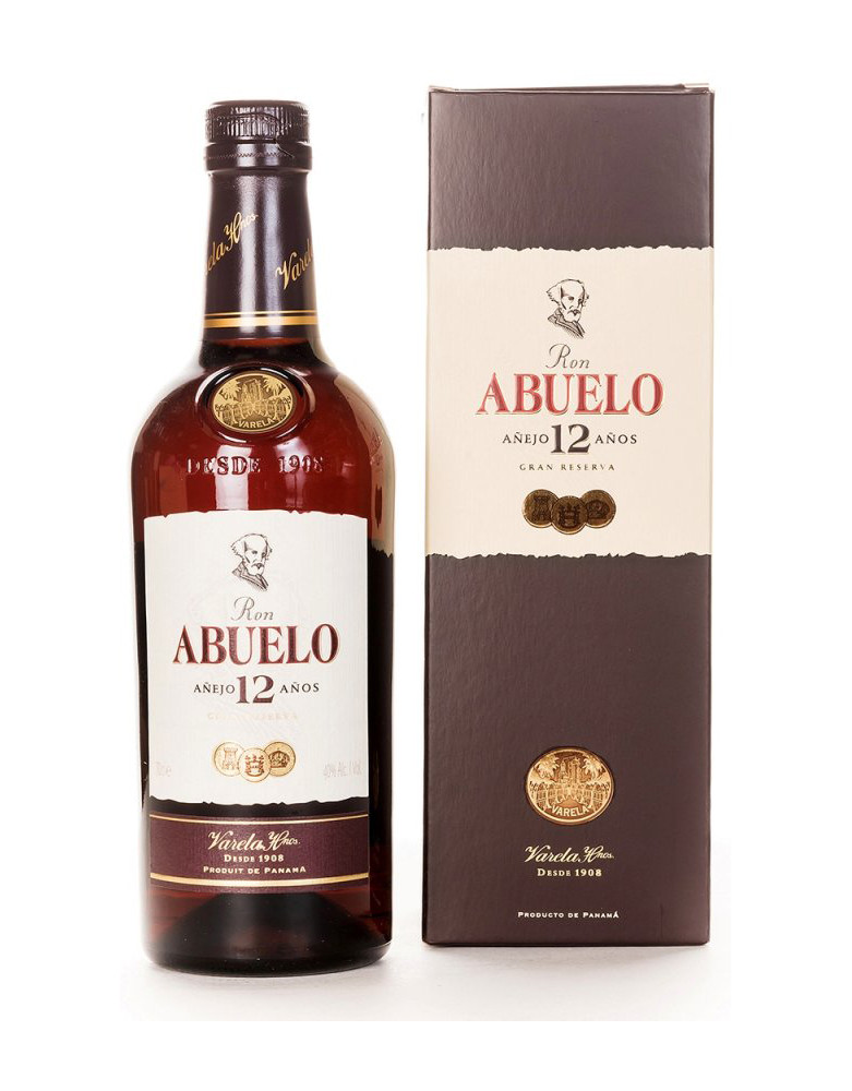 Ron abuelo 12y cl.70 40ø  - astucciato
