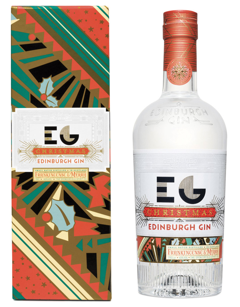 Edinburgh xmas edition gin cl.70 ast 43ø