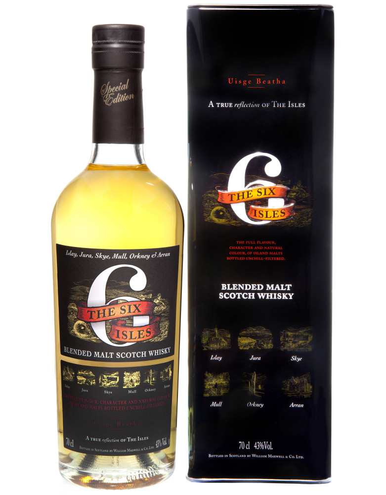 Six isles whisky cl.70 ast 43ø