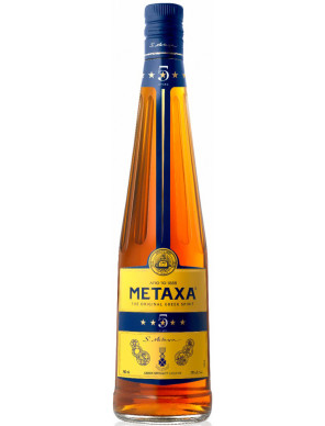 Metaxa 5 stelle brandy  cl.70 38ø