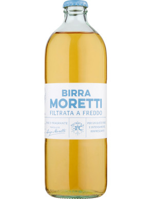 Moretti birra filtrata freddo cl55 4,6ø