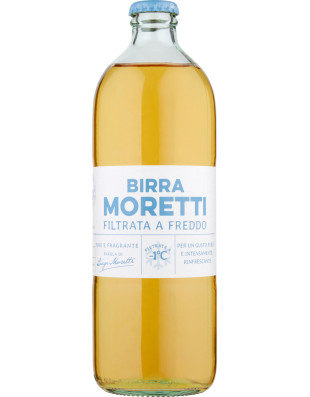 Moretti birra filtrata freddo cl55 4,6ø