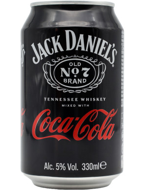 Jack daniels&cola lattina cl.33 5ø