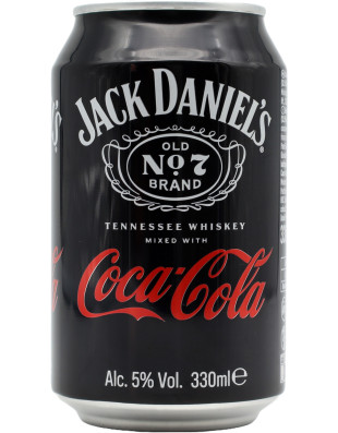 Jack daniels&cola lattina cl.33 5ø