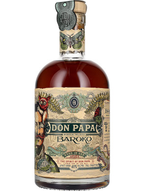 Don papa rum baroko cl.70 40ø