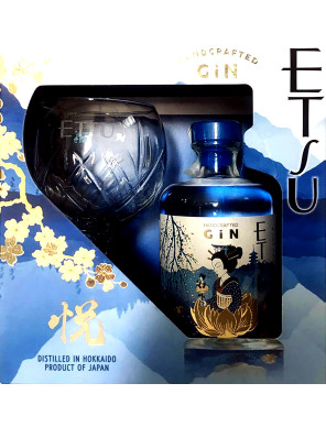 Etsu japanese gin ast. 70 cl +bicchi 43ø