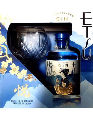 Etsu japanese gin ast. 70 cl +bicchi 43ø